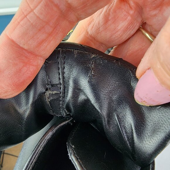 Zara Woman Chelsea Black Ankle Quilted Booties Size 38 - Picture 7 of 10